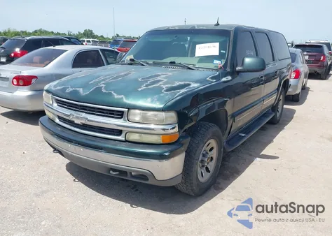 2002 Chevrolet Suburban 1500 Lt из США, поврежденный, VIN 1GNEC16Z52J330522